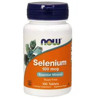 Now Foods Selenium, suplement diety, 100 tabletek