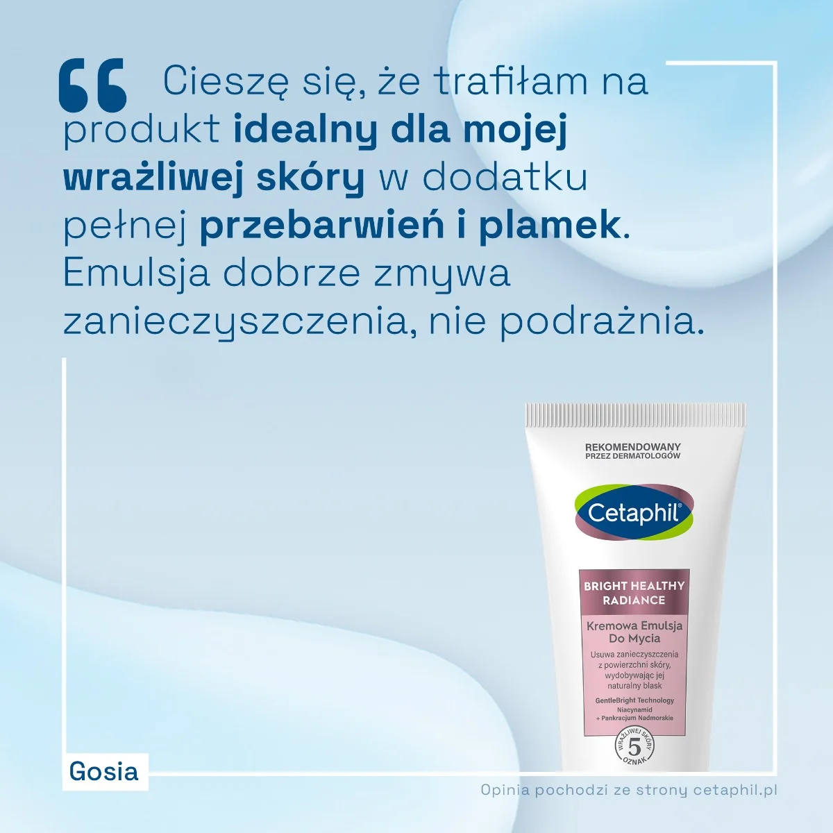 Cetaphil Bright Healthy Radiance kremowa emulsja do ciała rozjaśniająca przebarwienia, 100 ml