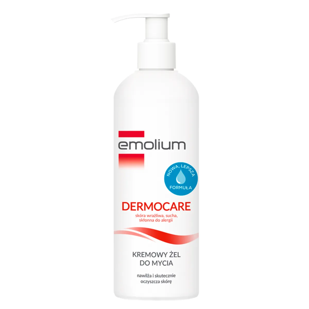 Emolium Dermocare, kremowy żel do mycia, 400 ml 