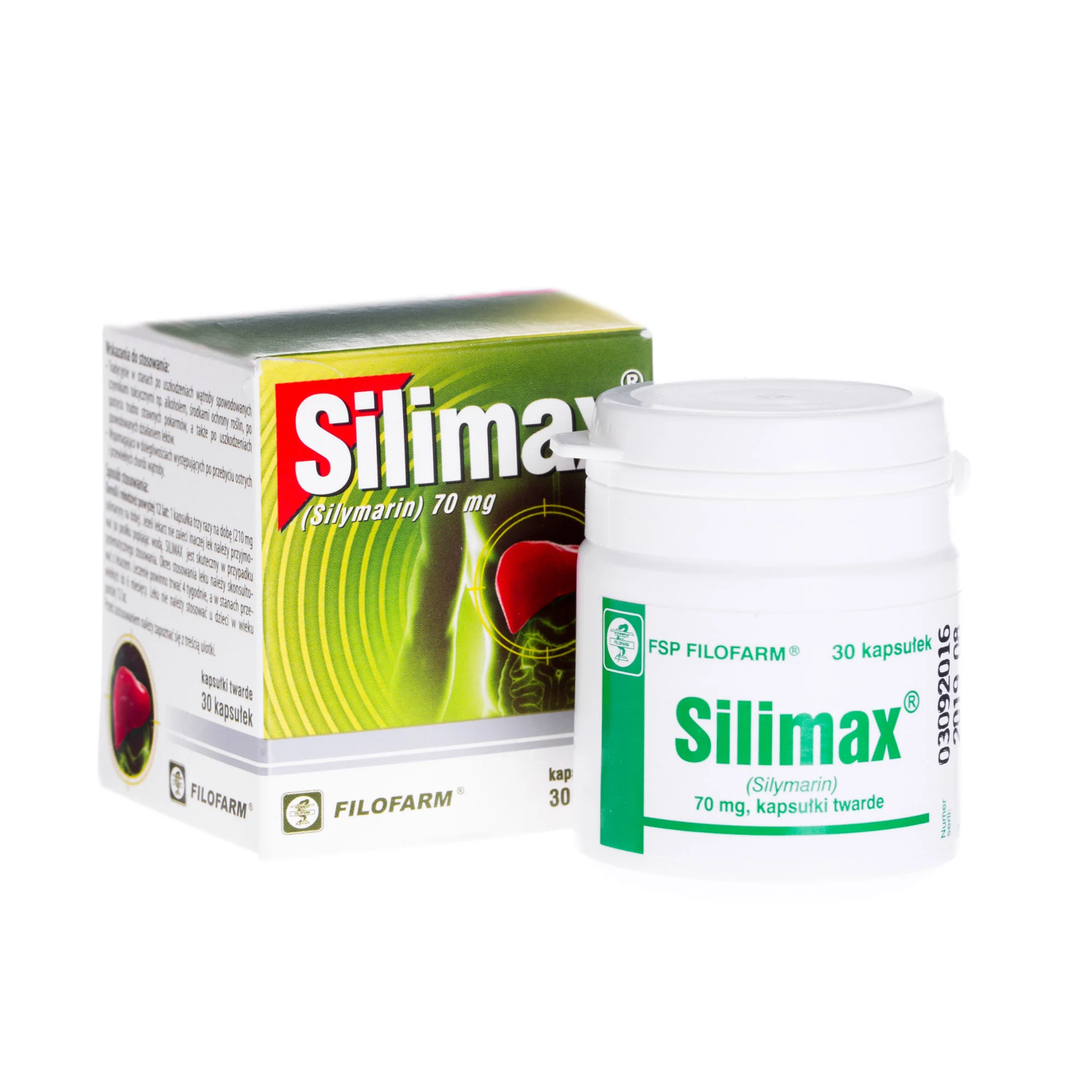 Silimax 70 mg 30 kapsułek twardych
