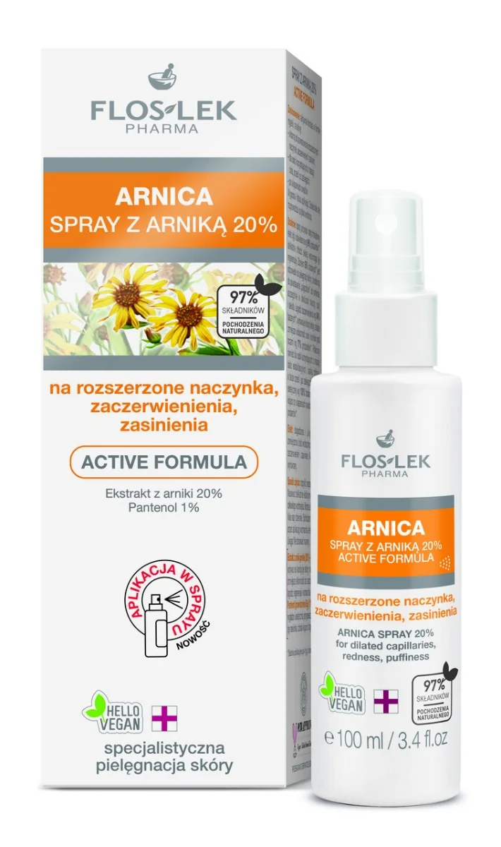 Floslek Arnica spray z arniką 20%, 100 ml