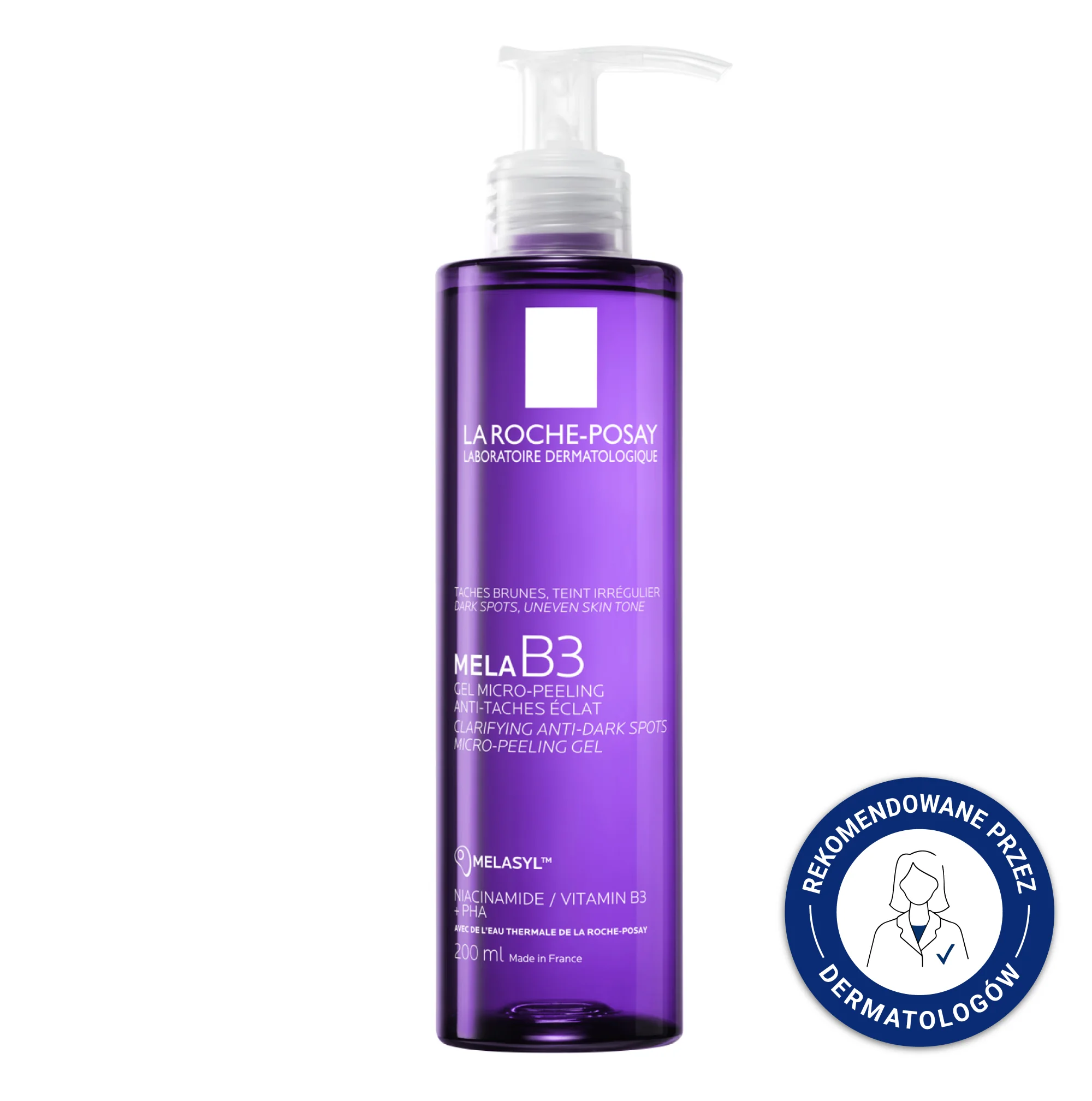 La Roche-Posay Mela B3 mikro-peelingujący żel oczyszczający przeciw przebarwieniom, 200 ml