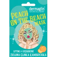 Dermaglin Peach On The Beach liftingująca maseczka do twarzy, 20 g