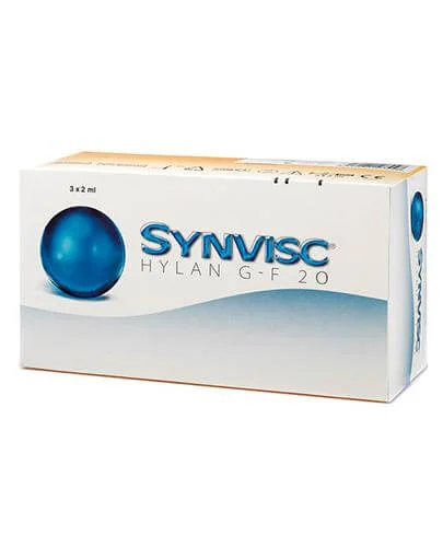 Synvisc Hylan G-F 20 16 mg/ 2 ml 2 ml x 3 ampułkostrzykawki