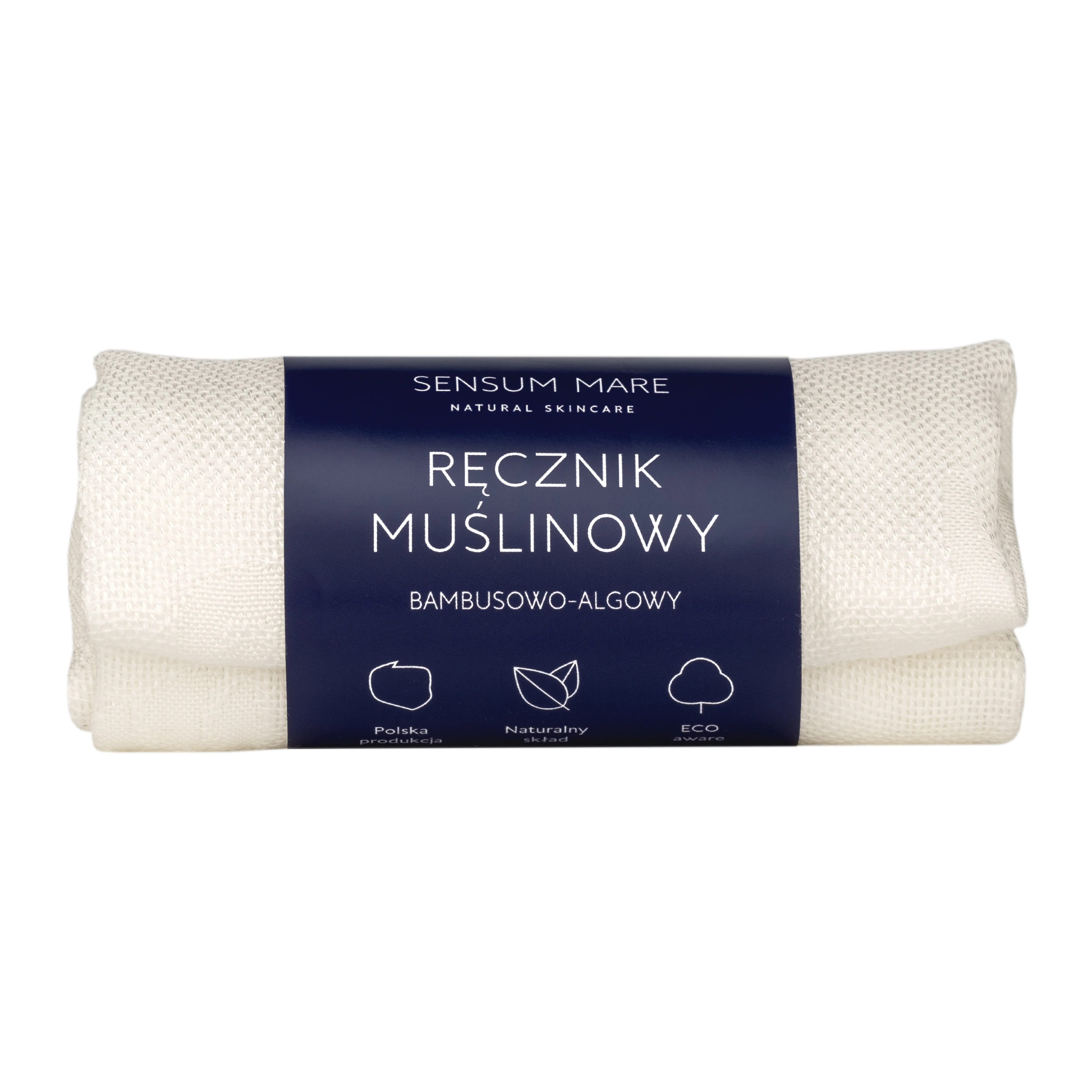 Sensum Mare Algopure ręcznik muślinowy do twarzy, 1 sztuka