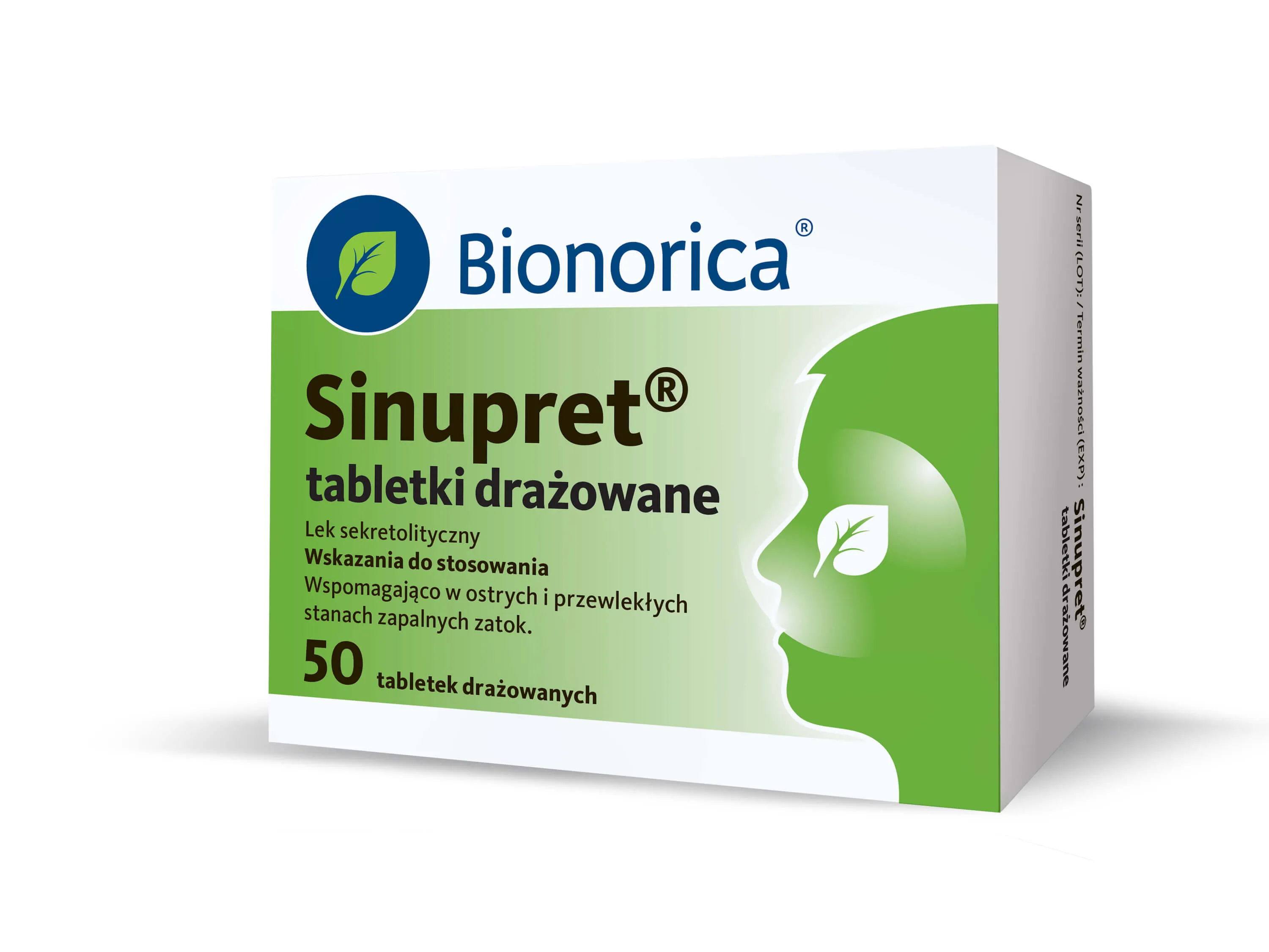 Sinupret, 50 tabletek drażowanych