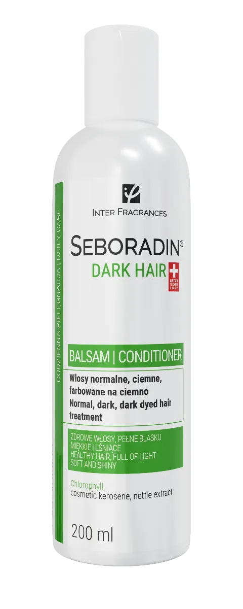 Seboradin Ciemne Włosy balsam do włosów ciemnych – naturalnych i farbowanych, 200 ml