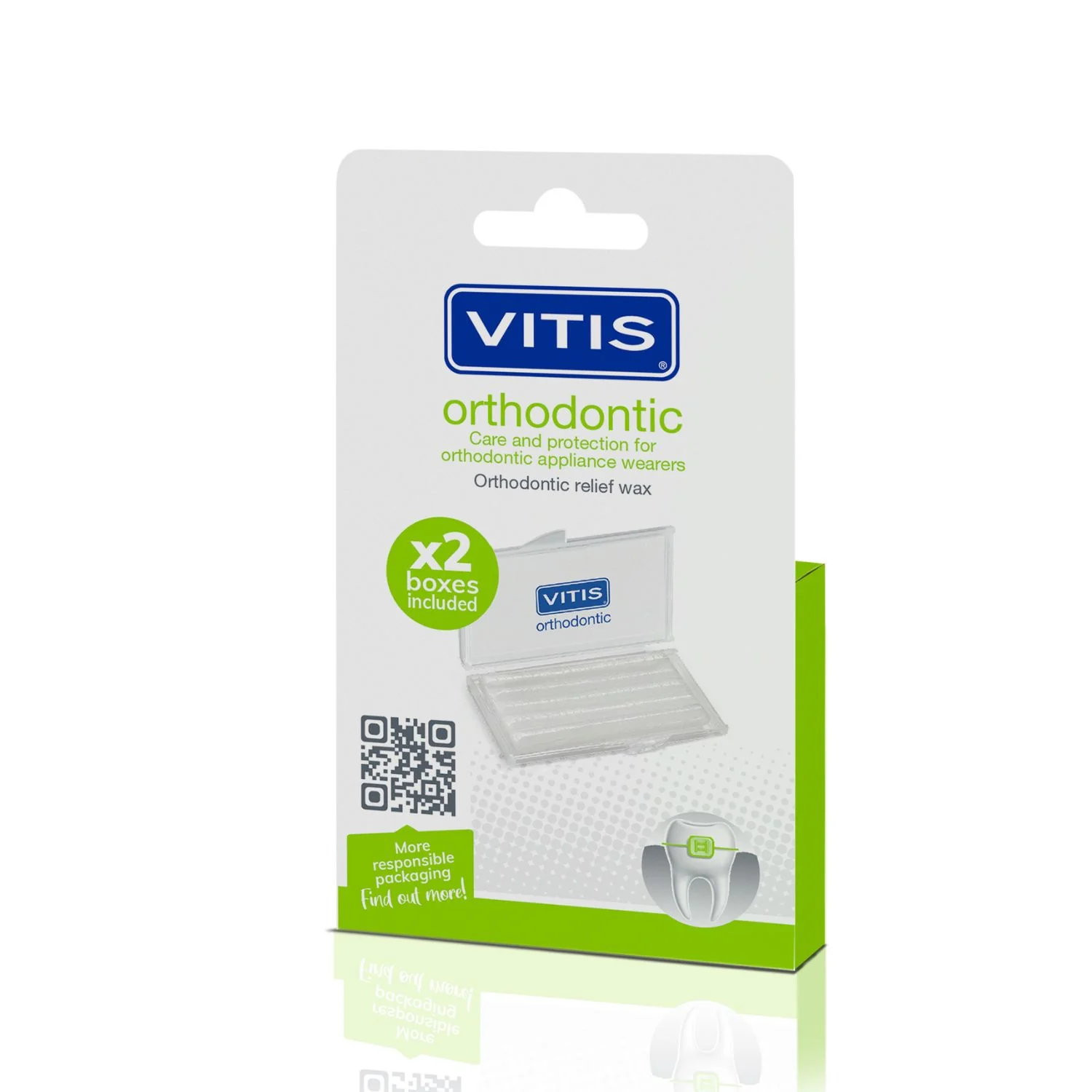 Vitis Orthodontic wosk do aparatu ortodontycznego, 2 sztuki