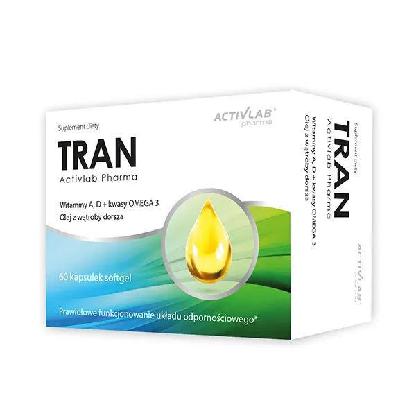 Activlab Pharma Tran 500 mg Activlab Pharma, suplement diety, 60 kapsułek