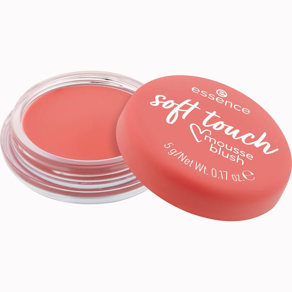 Essence Soft Touch Mousse Blush róż do policzków w musie 30 Coral Crush, 5 g