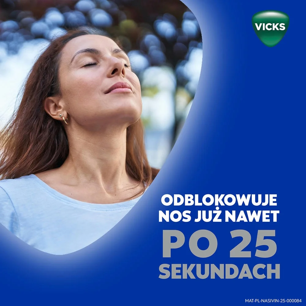 Nasivin Vicks Classic 0,5 mg/ml, aerozol do nosa, 10 ml