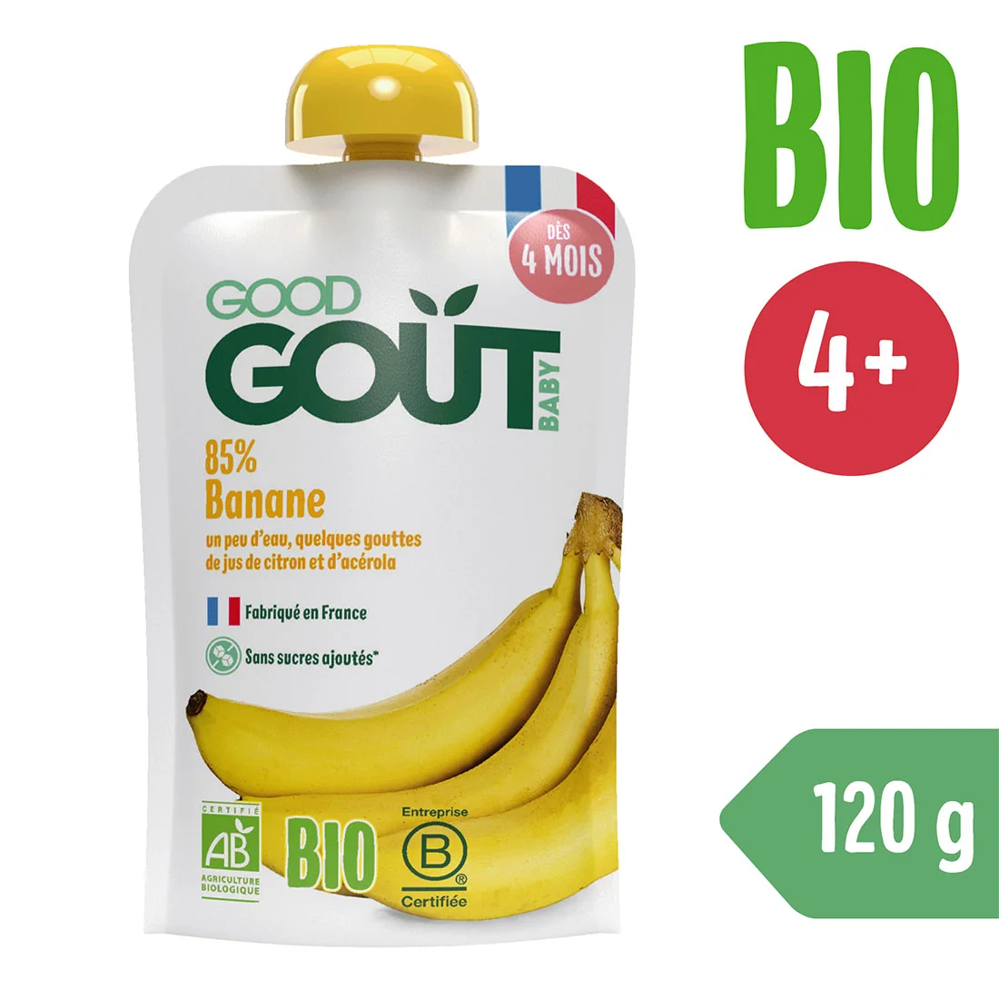 Good Gout BIO banan, 120 g