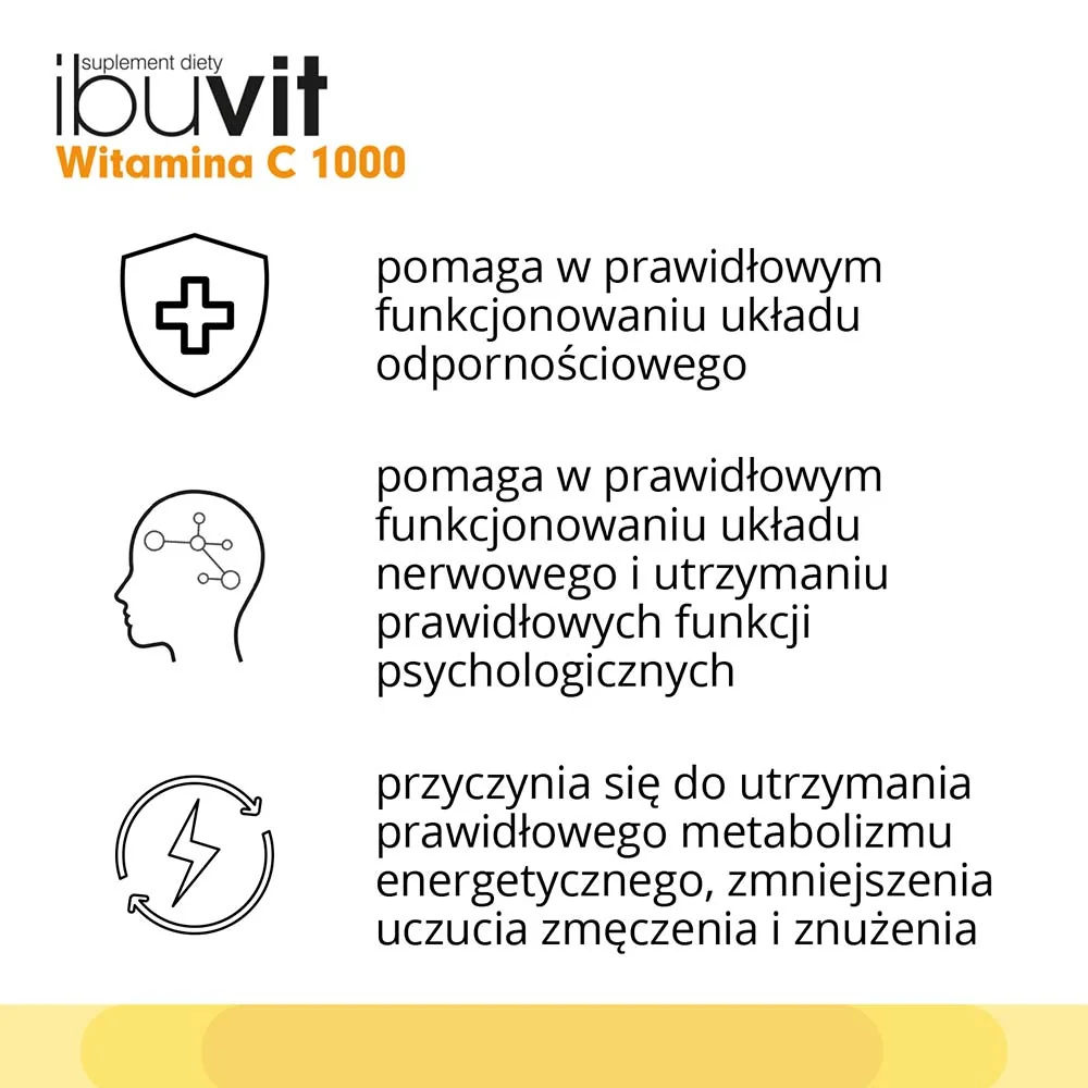 Ibuvit Witamina C 1000 30 tabletek