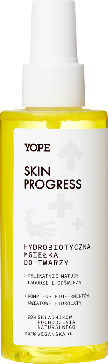 YOPE Skin Progress mgiełka do twarzy hydrobiotyczna, 150 ml