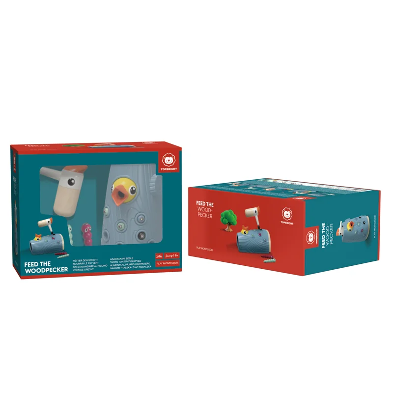 Top Bright Nakarm Ptaszka Złap Robaczka gra zręcznościowa 24 m+