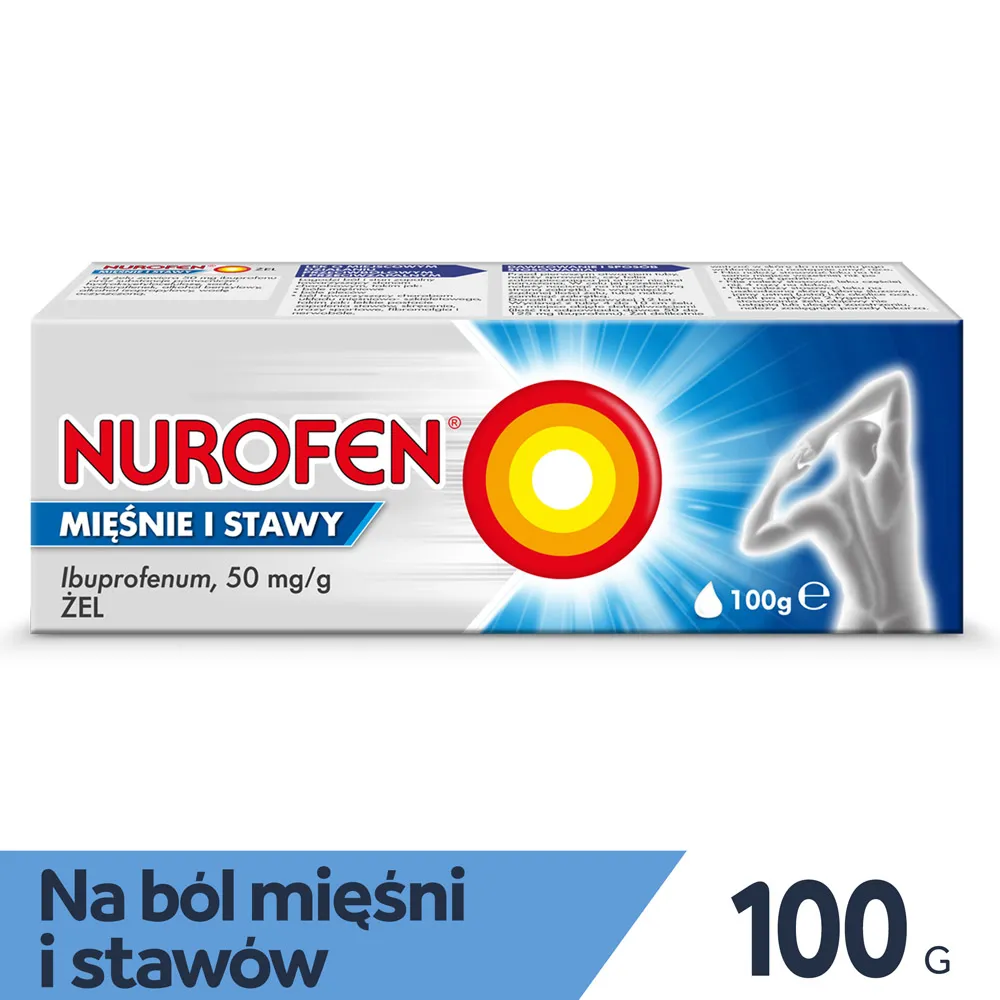 Nurofen Mięśnie i Stawy, 50 mg/g, żel, 100 g 