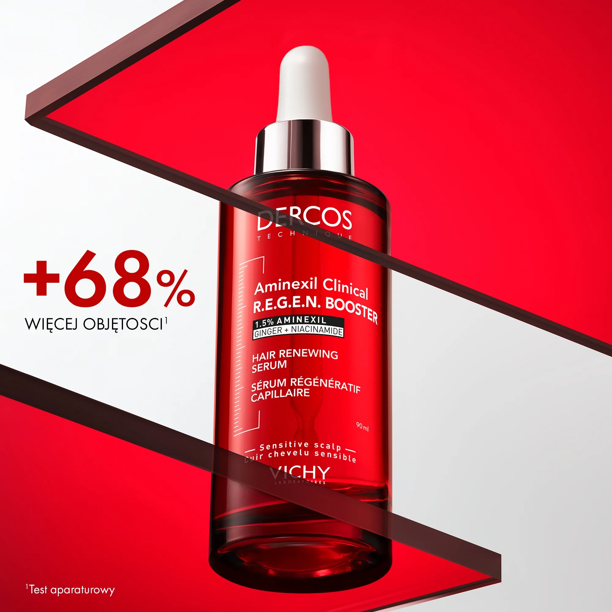 Vichy Dercos Aminexil R.E.G.E.N. Booster serum wzmacniające i stymulujące włosy, 90 ml