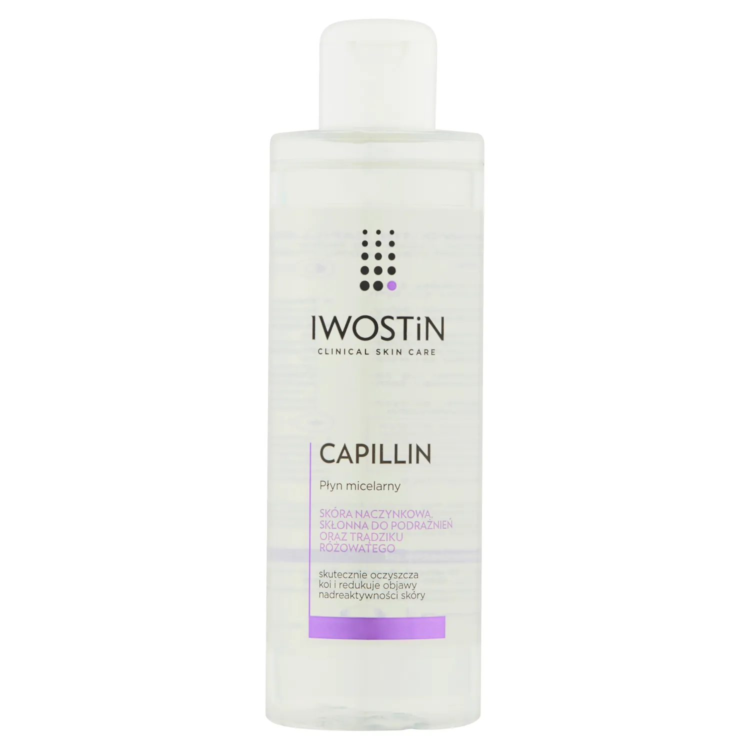 Iwostin Capillin, płyn micelarny, skóra naczynkowa, 215 ml