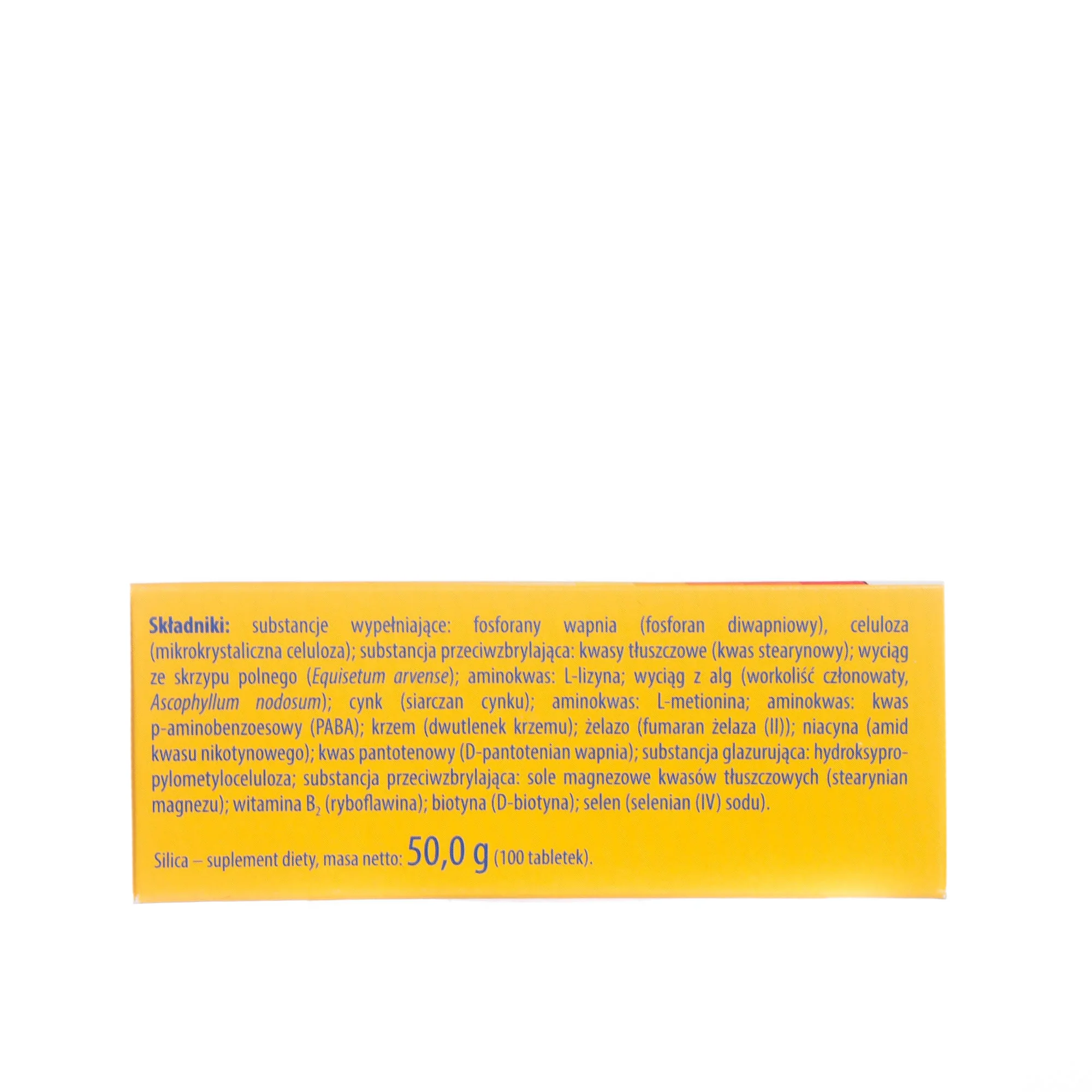 Silica suplement diety, 100 tabletek 