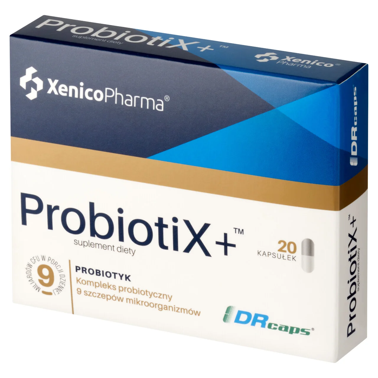 ProbiotiX+ suplement diety, 20 kapsułek