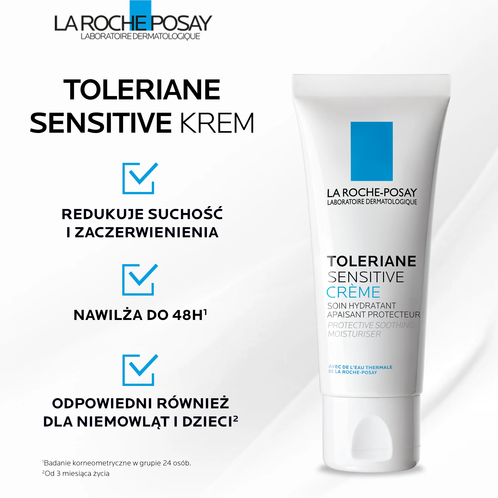 La Roche-Posay Toleriane Sensitive krem nawilżający, 40 ml