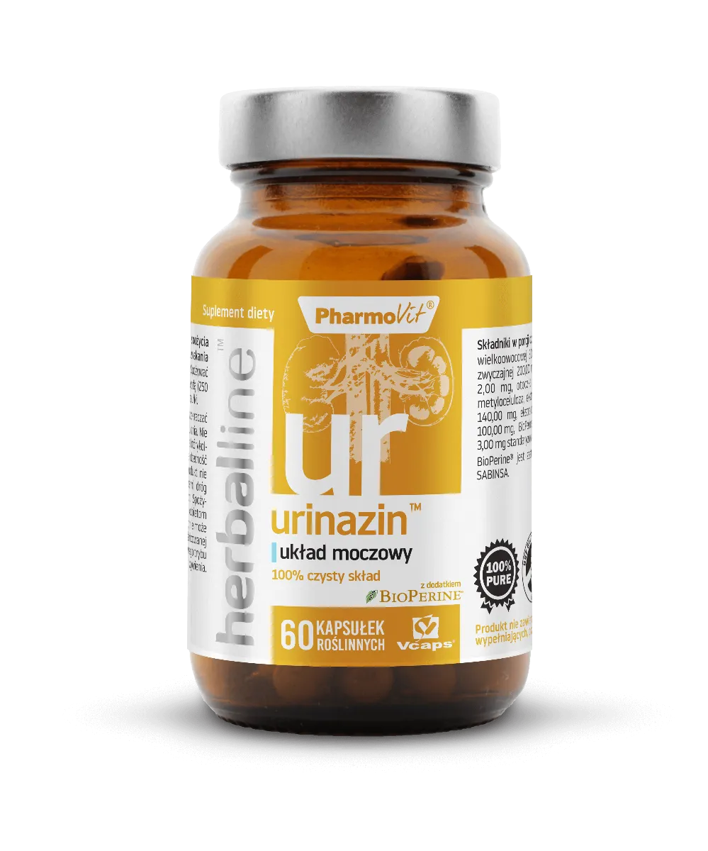 Pharmovit urinazin™ układ moczowy, suplement diety, 60 kapsułek