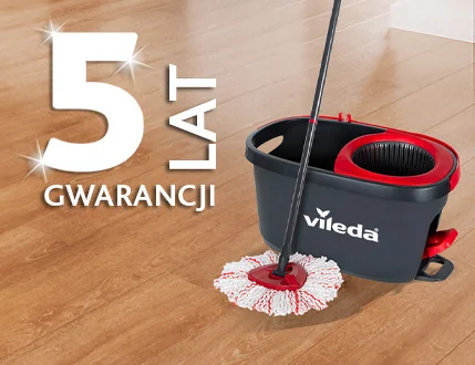 Vileda Turbo 3w1 Microfibre mop obrotowy z drążkiem + wiadro