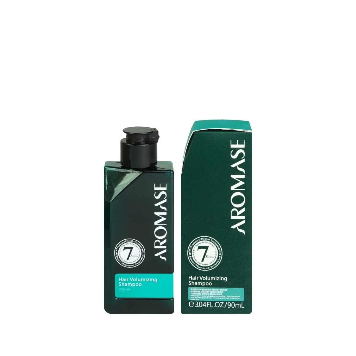 Aromase Hair Volumizing szampon zwiększający objętość włosów do każdego typu skóry głowy, 90 ml