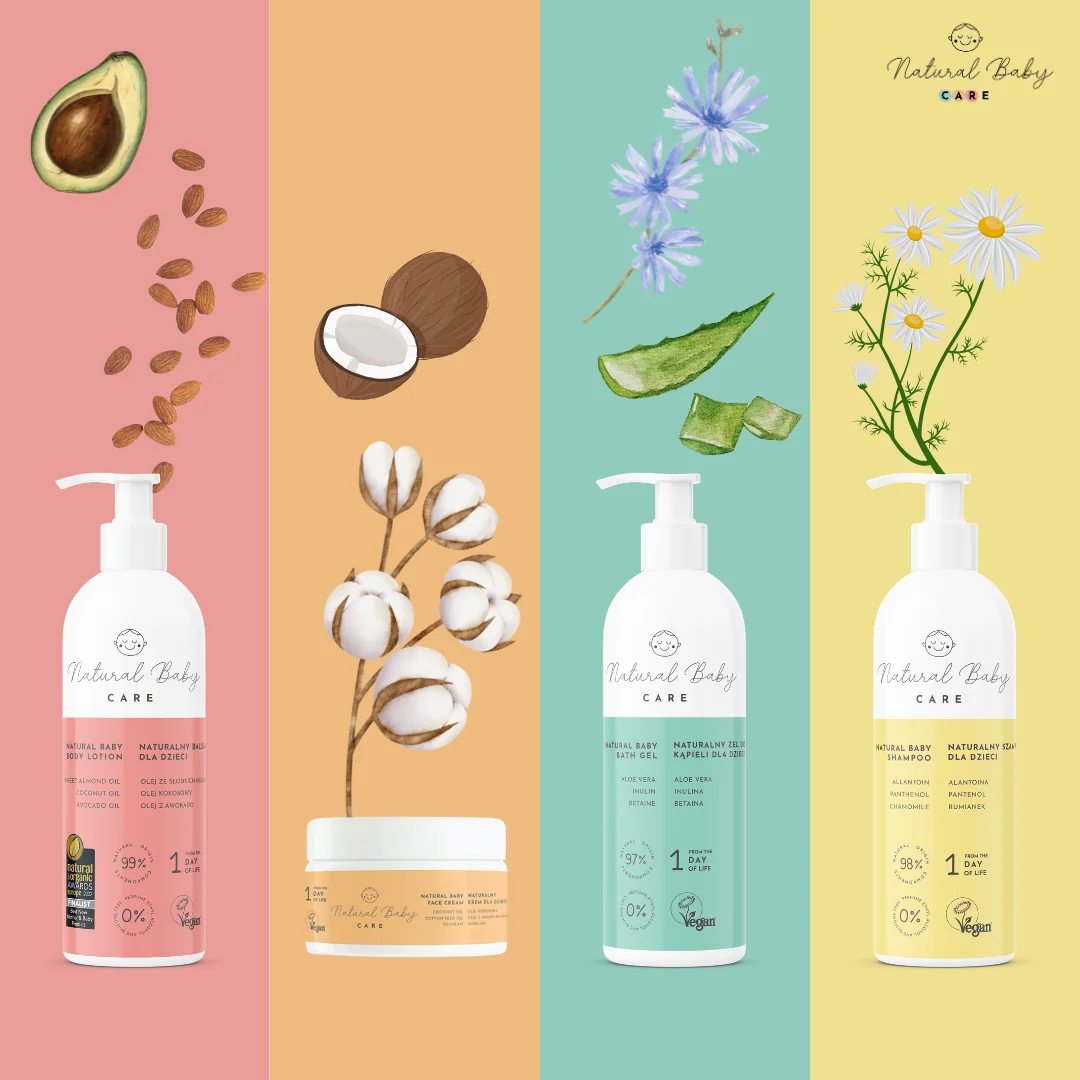 Natural Baby Care Naturalny szampon dla dzieci 200 ml