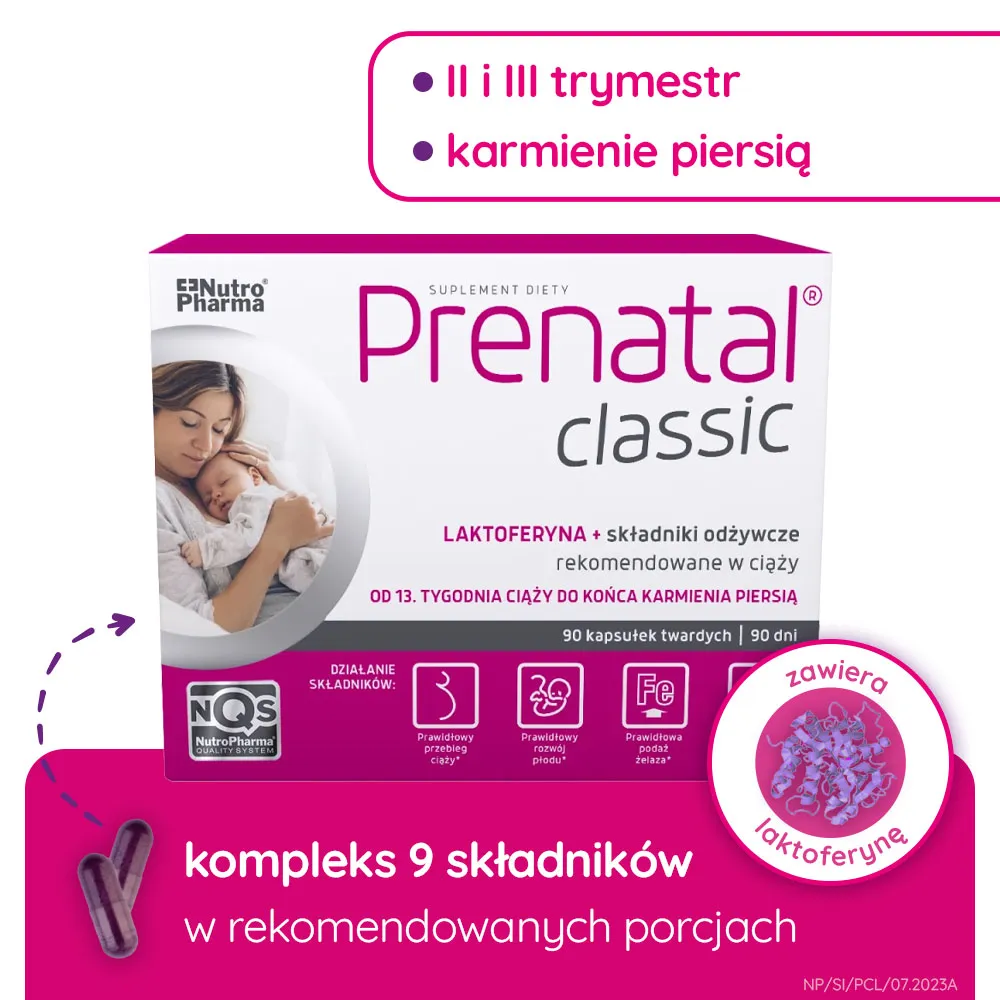 Prenatal classic, 90 tabletek 