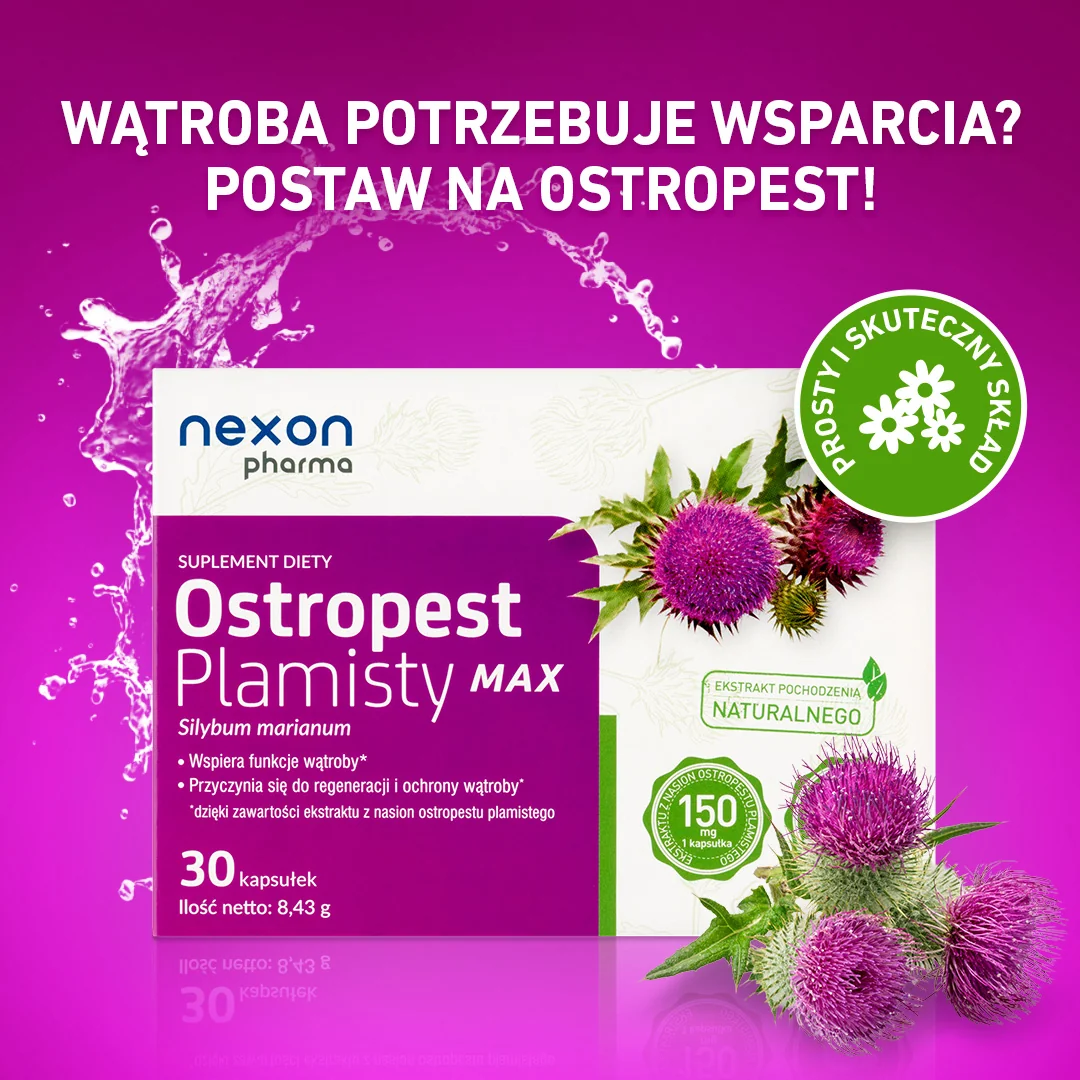 Ostropest Plamisty MAX 30 kapsułek
