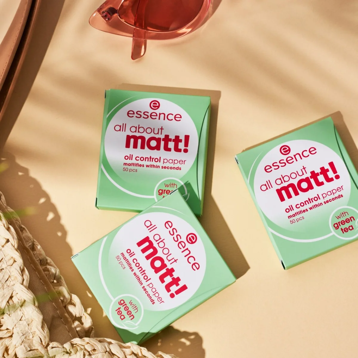 Essence All about matt! bibułki matujące, 50 sztuk