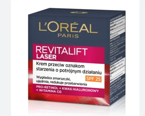L`Oreal Paris Revitalift Laser X3 krem anti-aging o potrójnym działaniu SPF 25, 50 ml