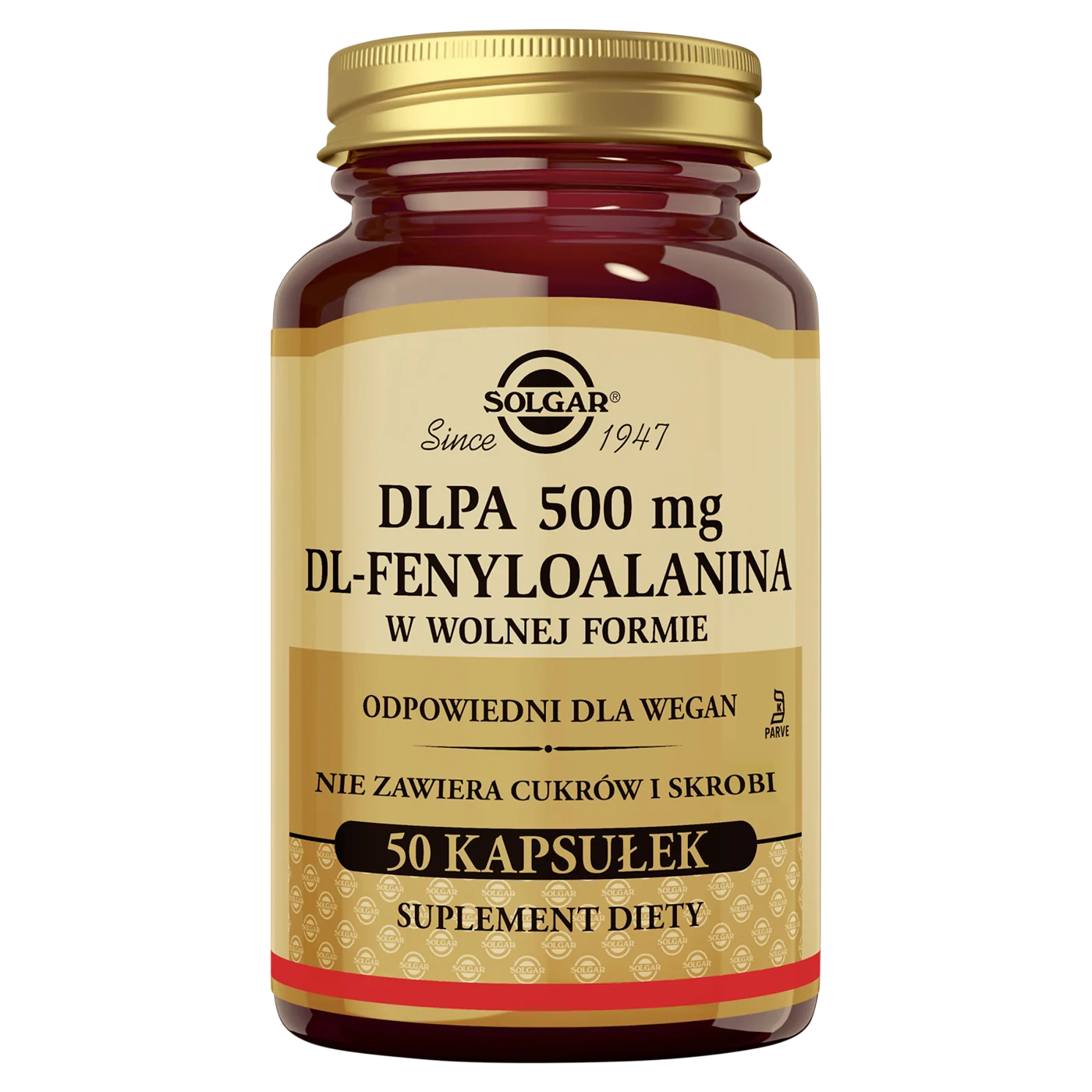 SOLGAR DLPA 500mg, 50 kapsułek