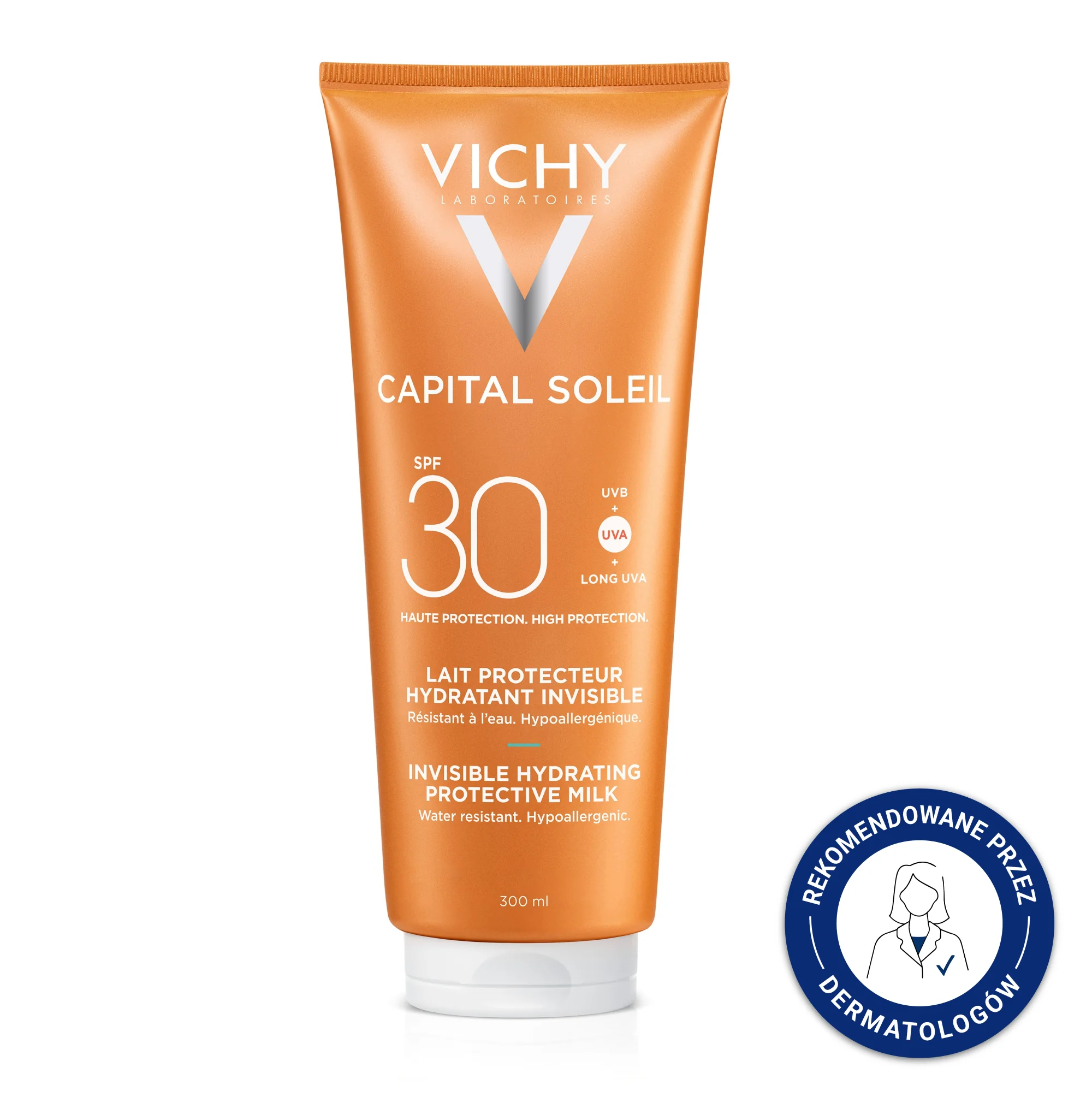 Vichy Idéal Soleil ochronne mleczko do twarzy i ciała SPF 30, 300 ml