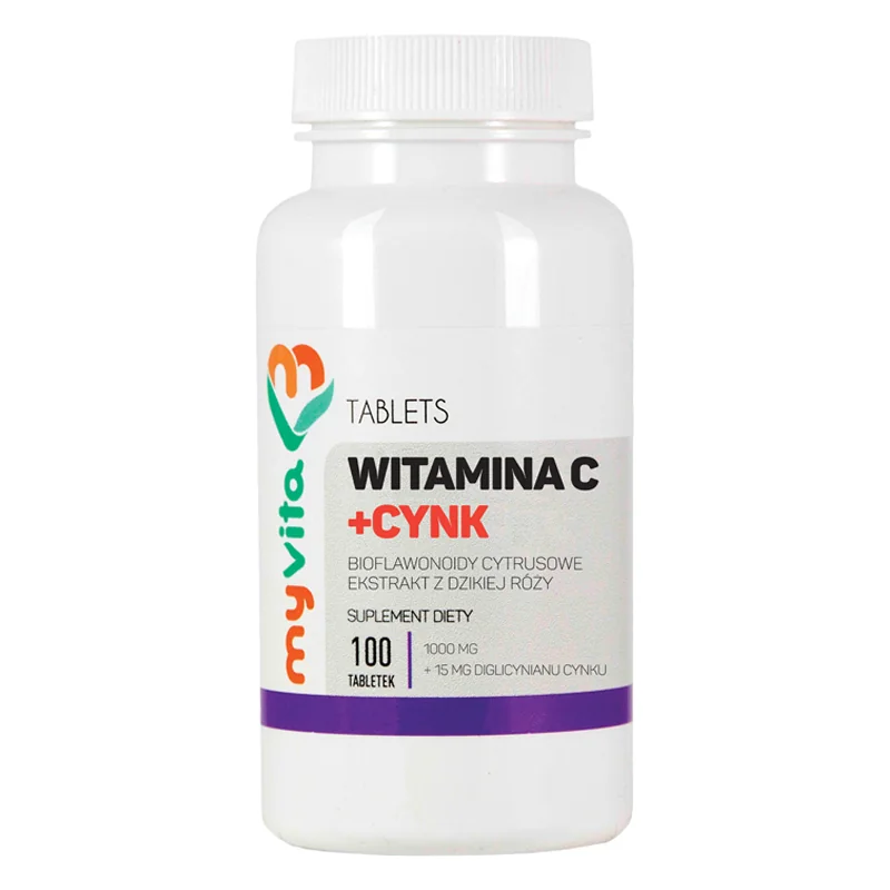 MyVita Witamina C + Cynk 100 tabletek
