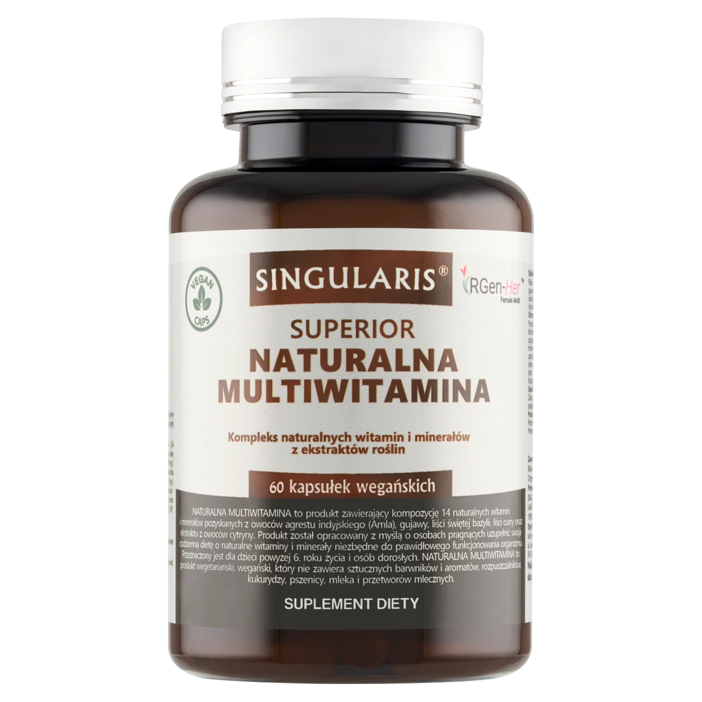 Singularis Superior Naturalna Multiwitamina Organic 60 kapsułek
