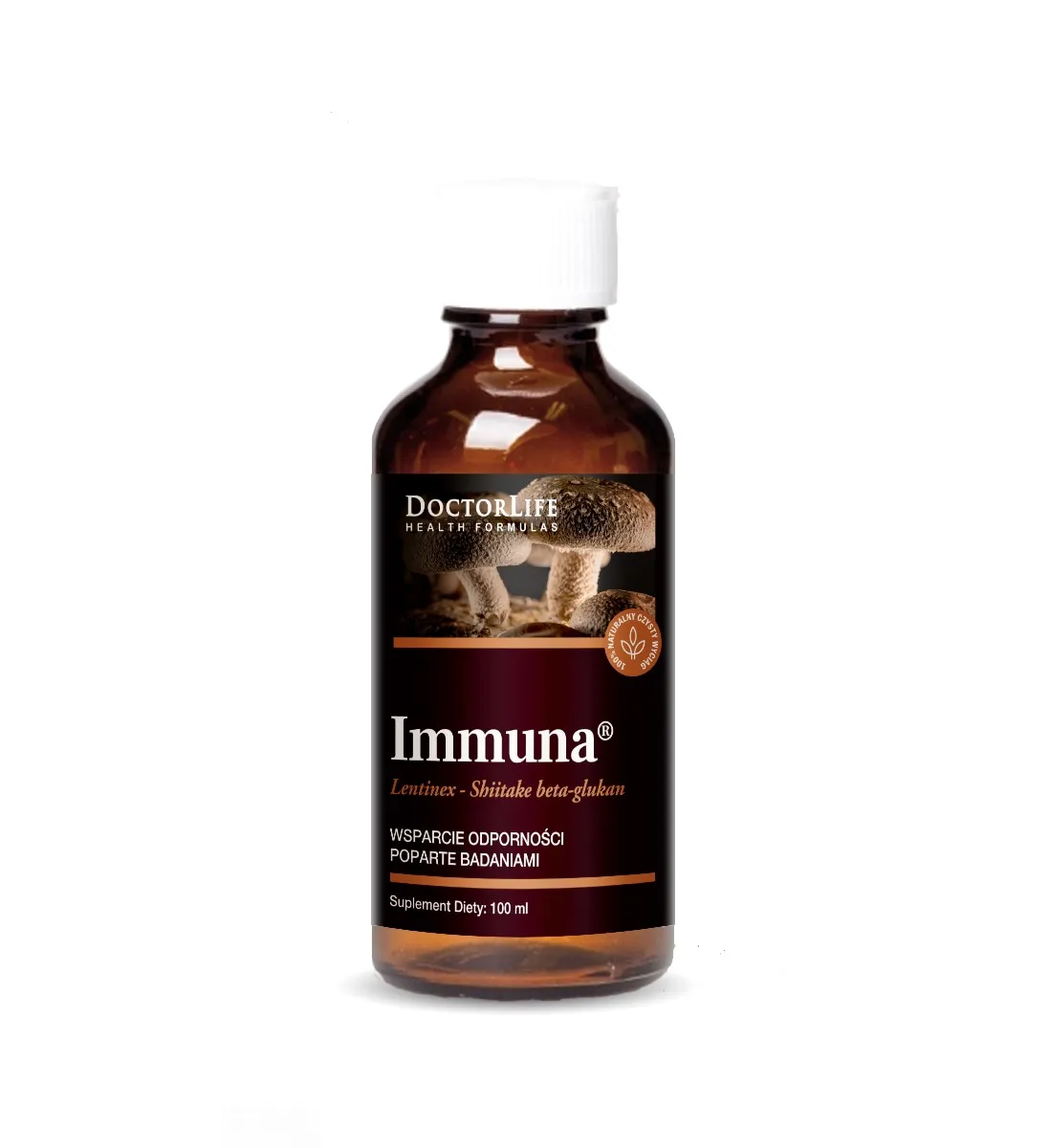 Doctor Life Beta-Glukan Shiitake Immuna, suplement diety, płyn, 100 ml