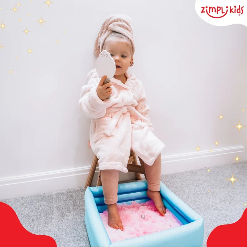 Zimpli Kids Gelli Spa domowe spa dla stóp z miską, przybornikiem i galaretką