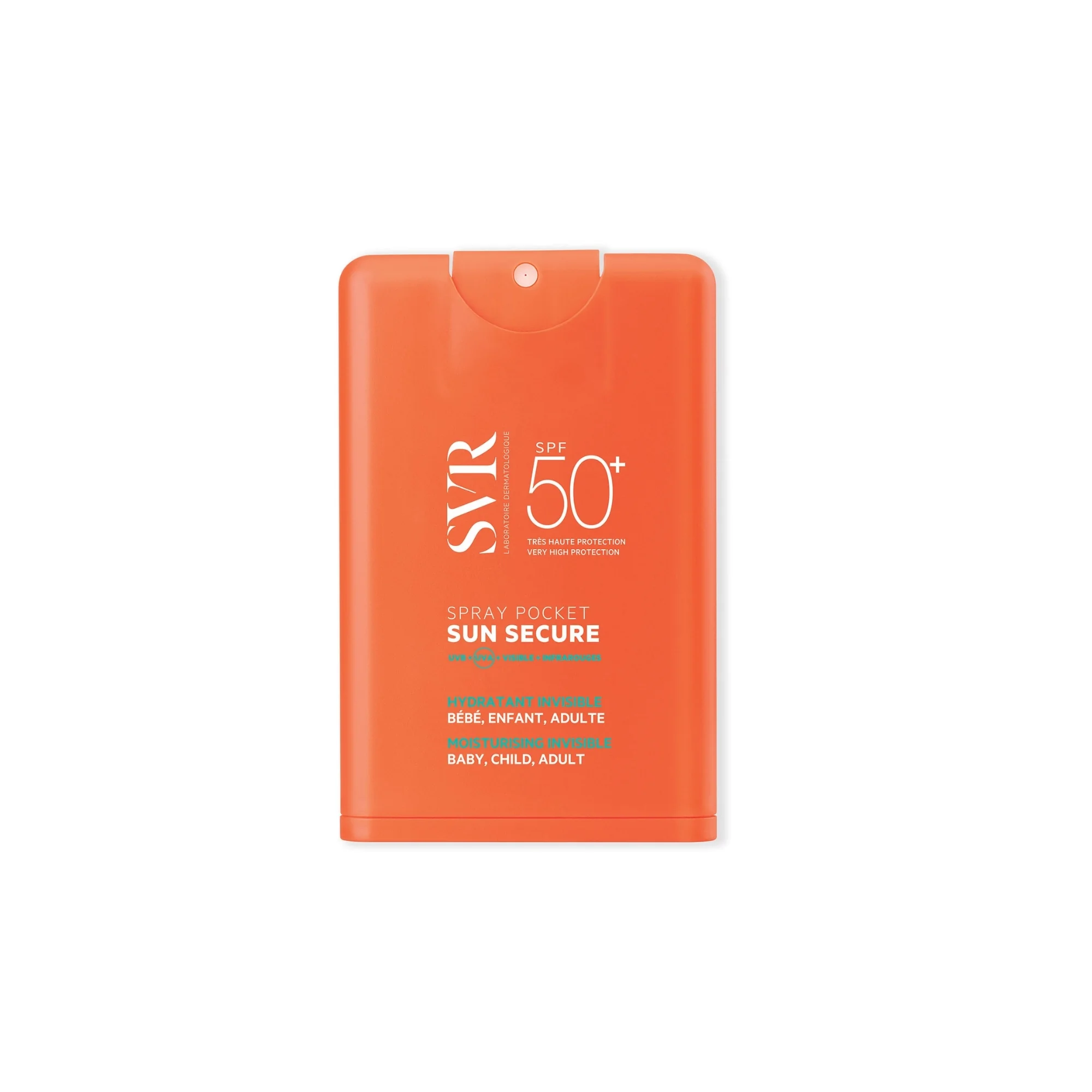 SVR Sun Secure ochronny spray kieszonkowy SPF 50+, 20 ml