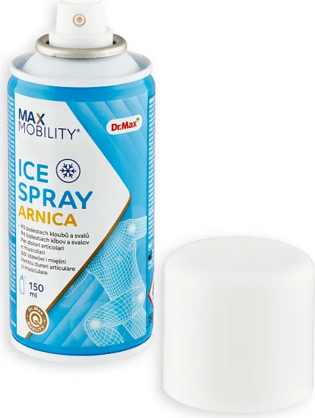 Ice Spray Arnica Spray Dr.Max, Spray chłodzący z arniką i hakoroślą, 150 ml 