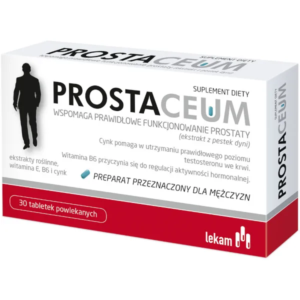 Prostaceum, suplement diety, 30 tabletek