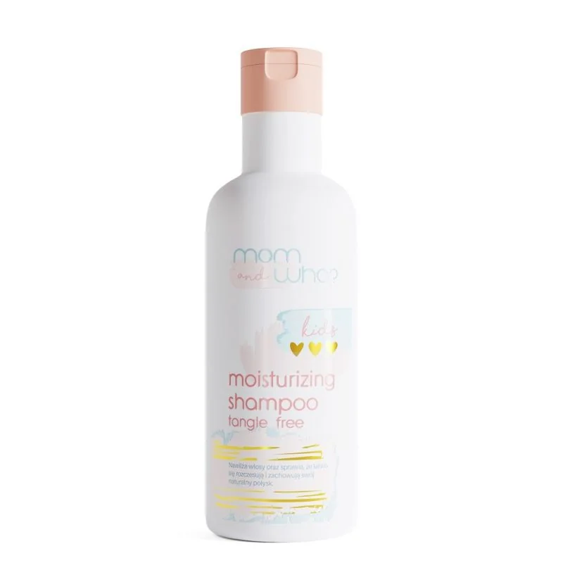 Mom and Who? Kids nawilżający szampon dla dzieci zapobiegający się plątaniu włosów, 250 ml