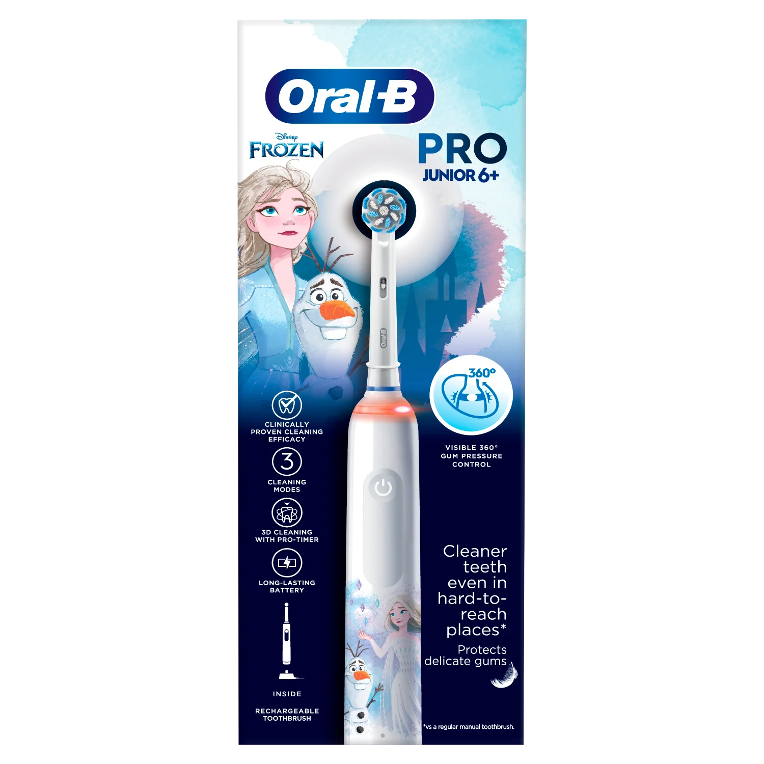 Oral-B Pro Junior 6+ Szczoteczka elektryczna, Frozen