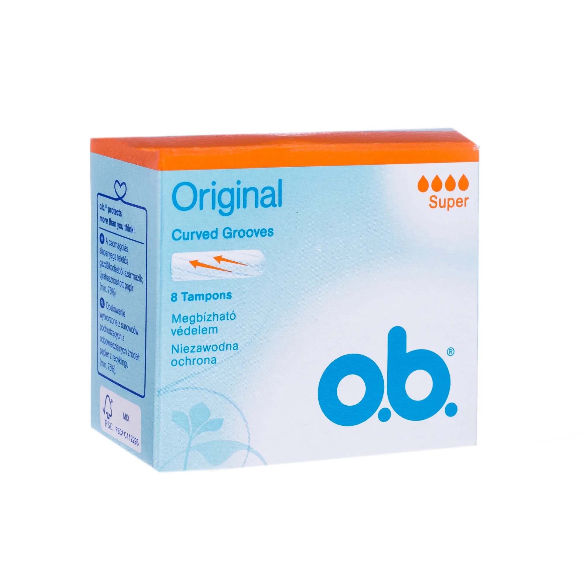 OB Orginal Super, tampony higieniczne, 8 sztuk