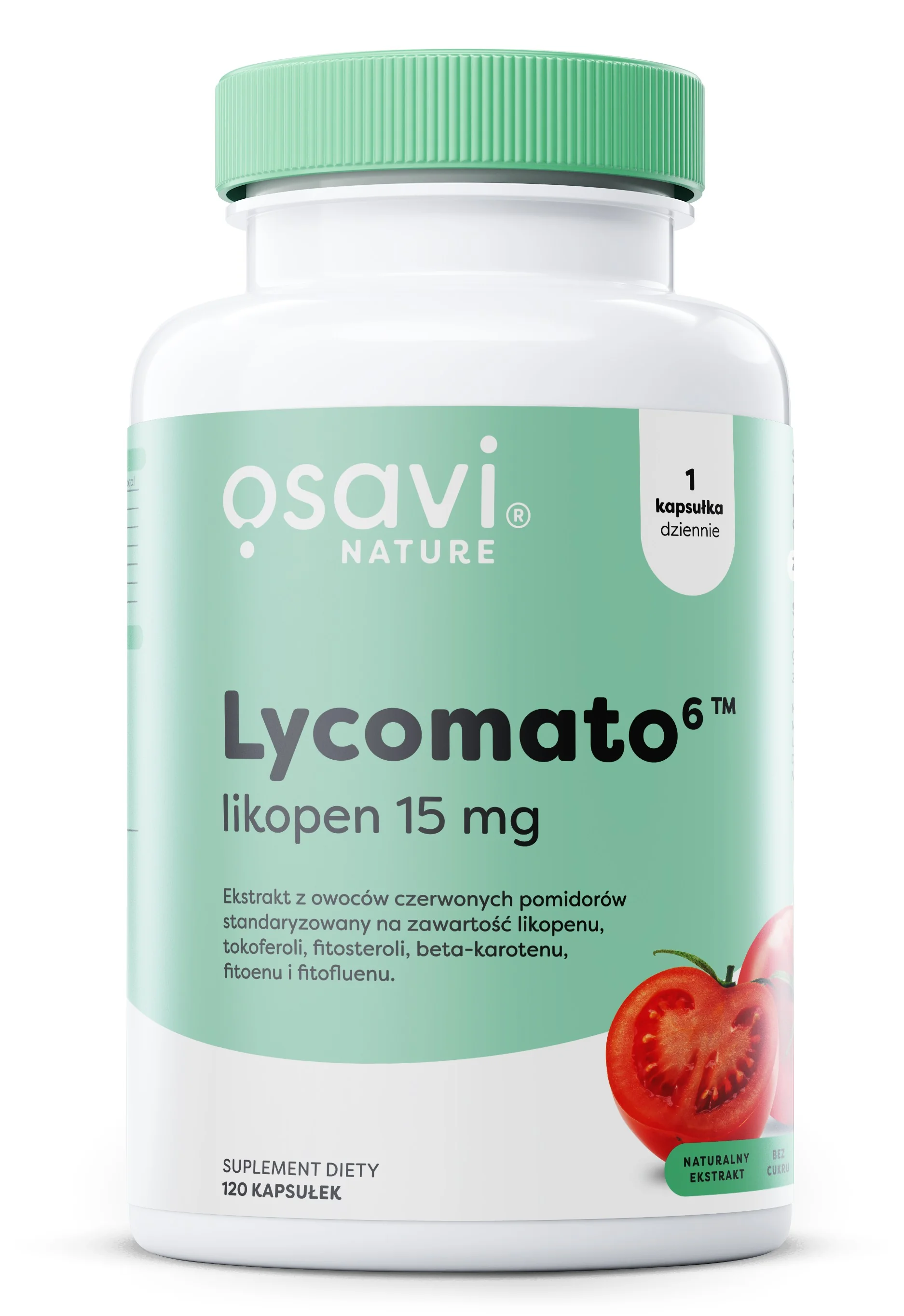 Osavi Lycomato Likopen 15 mg 120 kapsułek miękkich