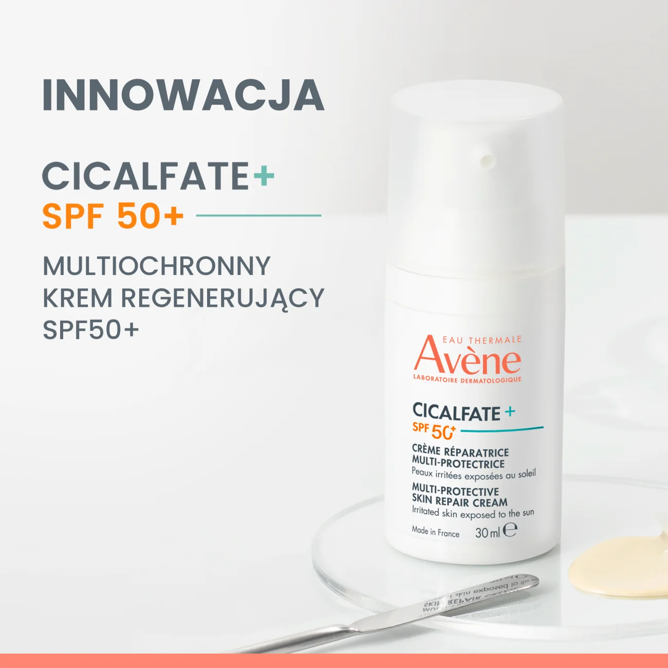 Avène Cicalfate + Multi-Protective Repair Cream SPF50+ krem regenerujący SPF 50+ 30 ml