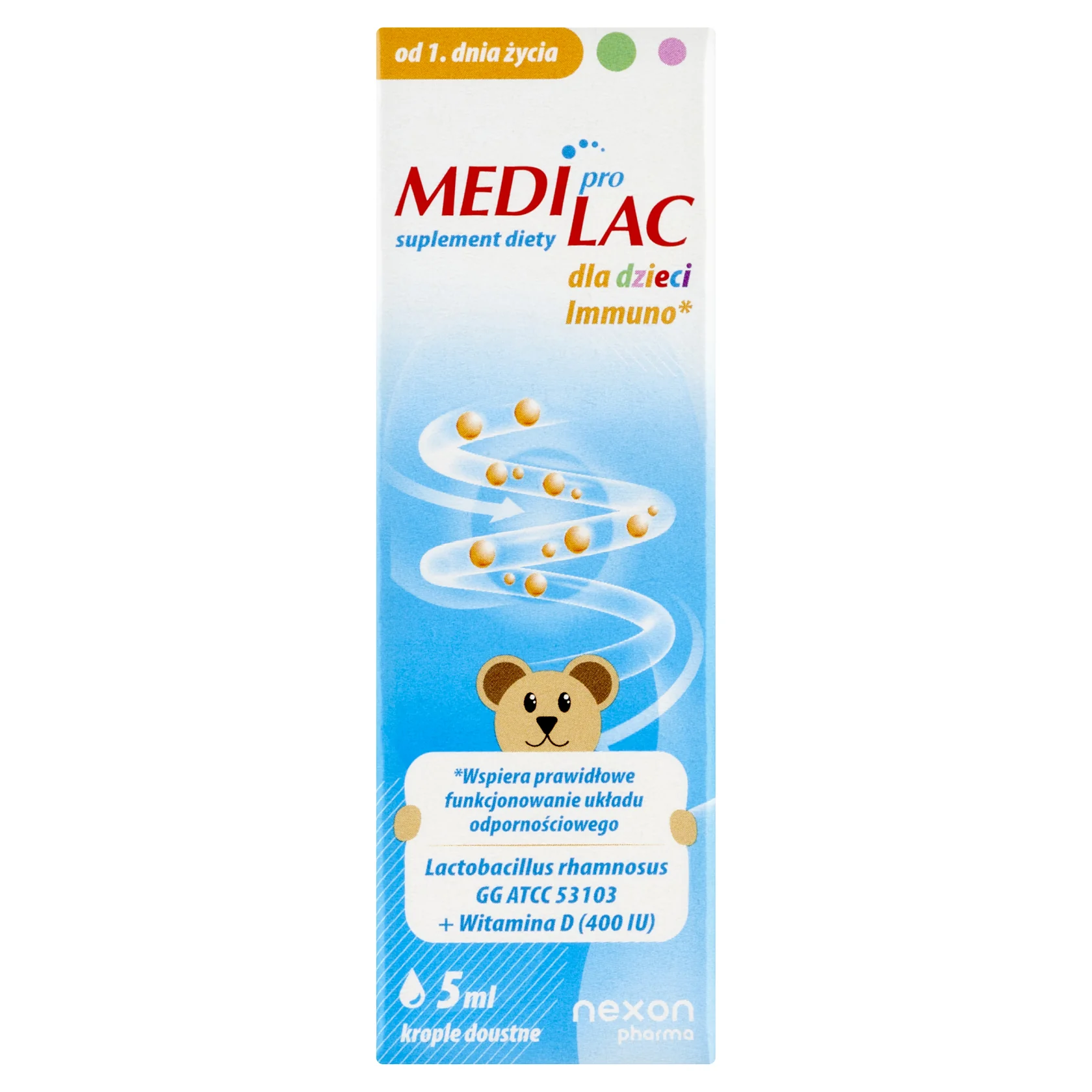 Mediprolac dla dzieci Immuno krople, 5 ml