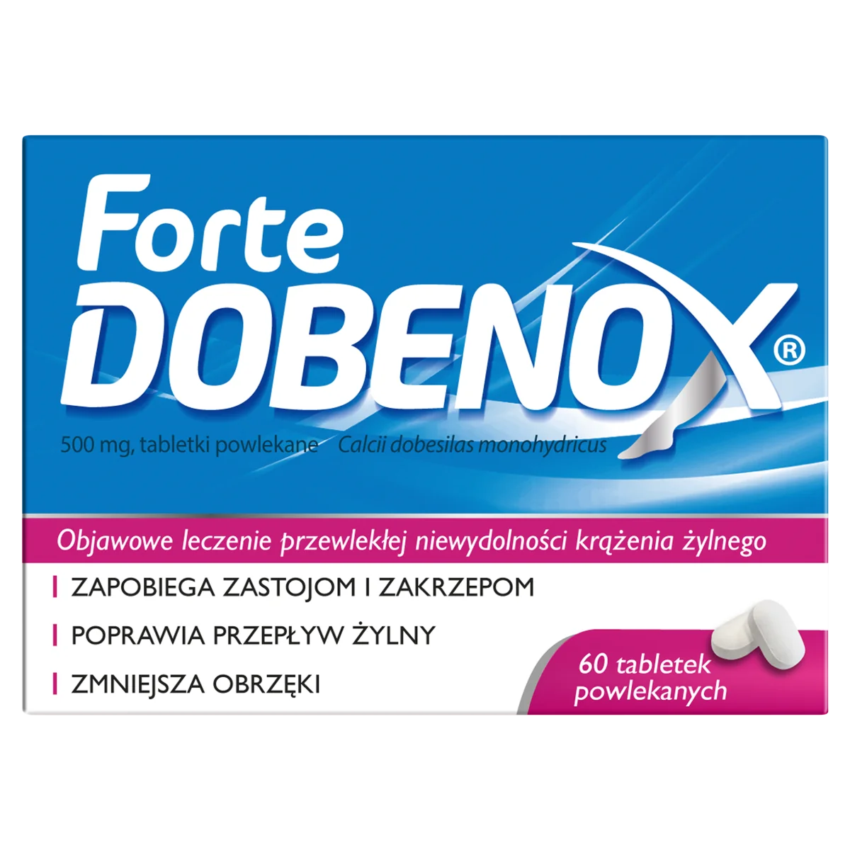 Dobenox Forte 500 mg, 60 tabletek