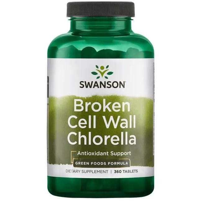 Swanson Chlorella, suplement diety, 360 tabletek